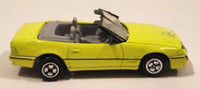 1993 Hot Wheels Auto City Corgi Mercedes Benz 500 SL Convertible Fluorescent Yellow Die Cast Toy Car Vehicle