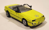 1993 Hot Wheels Auto City Corgi Mercedes Benz 500 SL Convertible Fluorescent Yellow Die Cast Toy Car Vehicle