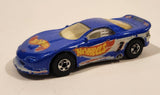 1993 Hot Wheels '93 Camaro Blue Die Cast Toy Car Vehicle