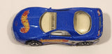 1993 Hot Wheels '93 Camaro Blue Die Cast Toy Car Vehicle