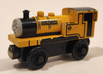 Learning Curve Gullane Thomas & Friends Duncan #6 Train Engine Locomotive Yellow 3 1/4" Long Magnetic Wood Toy Vehicle