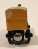 Learning Curve Gullane Thomas & Friends Duncan #6 Train Engine Locomotive Yellow 3 1/4" Long Magnetic Wood Toy Vehicle