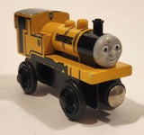 Learning Curve Gullane Thomas & Friends Duncan #6 Train Engine Locomotive Yellow 3 1/4" Long Magnetic Wood Toy Vehicle