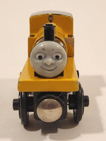 Learning Curve Gullane Thomas & Friends Duncan #6 Train Engine Locomotive Yellow 3 1/4" Long Magnetic Wood Toy Vehicle