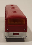 Vintage Majorette No. 373 Neoplan Bus Happy Holidays Red and White 1/87 Scale Die Cast Toy Car Vehicle