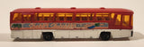 Vintage Majorette No. 373 Neoplan Bus Happy Holidays Red and White 1/87 Scale Die Cast Toy Car Vehicle
