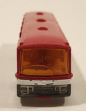 Vintage Majorette No. 373 Neoplan Bus Happy Holidays Red and White 1/87 Scale Die Cast Toy Car Vehicle