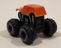 Disney Junior Mickey Mouse Funhouse Micro Key Launchers Mini Monster Truck Orange Plastic Toy Car Vehicle