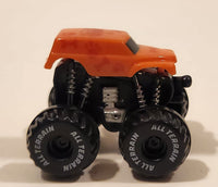 Disney Junior Mickey Mouse Funhouse Micro Key Launchers Mini Monster Truck Orange Plastic Toy Car Vehicle