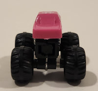 Disney Junior Mickey Mouse Funhouse Micro Key Launchers Mini Monster Truck Minnie Mouse Pink Plastic Toy Car Vehicle