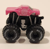 Disney Junior Mickey Mouse Funhouse Micro Key Launchers Mini Monster Truck Minnie Mouse Pink Plastic Toy Car Vehicle