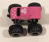 Disney Junior Mickey Mouse Funhouse Micro Key Launchers Mini Monster Truck Minnie Mouse Pink Plastic Toy Car Vehicle