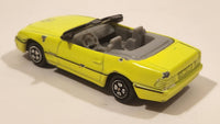 1993 Hot Wheels Auto City Corgi Mercedes Benz 500 SL Convertible Fluorescent Yellow Die Cast Toy Car Vehicle