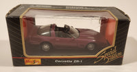 Maisto Special Edition Corvette ZR-1 Purple 1/40 Scale Die Cast Toy Car Vehicle in Box