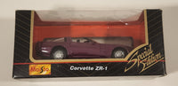 Maisto Special Edition Corvette ZR-1 Purple 1/40 Scale Die Cast Toy Car Vehicle in Box