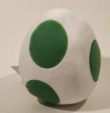Nintendo Super Mario Bros. White and Green Yoshi Egg 8" Stuffed Plush Toy New with Tags