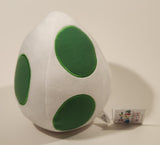 Nintendo Super Mario Bros. White and Green Yoshi Egg 8" Stuffed Plush Toy New with Tags