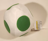 Nintendo Super Mario Bros. White and Green Yoshi Egg 8" Stuffed Plush Toy New with Tags