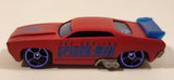 2007 Maisto Marvel The Amazing Spider-Man Red Die Cast Toy Car Vehicle