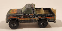 1982 Hot Wheels Ford Bronco Black Die Cast Toy Car SUV Vehicle BW Hong Kong