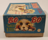 Vintage Rock Valley Toys Bobo The Frisky Puppy with Lightning Eyes Remote Control Battery Operated Toy with Box