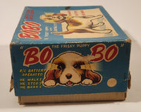 Vintage Rock Valley Toys Bobo The Frisky Puppy with Lightning Eyes Remote Control Battery Operated Toy with Box