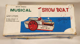 Rare Vintage 1960s Gakken #81230 Musical Show Boat Battery Operated Tin Toy New in Box