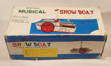 Rare Vintage 1960s Gakken #81230 Musical Show Boat Battery Operated Tin Toy New in Box