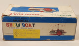 Rare Vintage 1960s Gakken #81230 Musical Show Boat Battery Operated Tin Toy New in Box