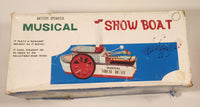 Rare Vintage 1960s Gakken #81230 Musical Show Boat Battery Operated Tin Toy New in Box