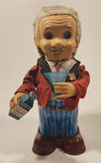 Vintage 1960s Blushing Willy Animated Bartender Tin Litho 10 1/4" Tall Battery Operated Electro Toy