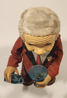 Vintage 1960s Blushing Willy Animated Bartender Tin Litho 10 1/4" Tall Battery Operated Electro Toy