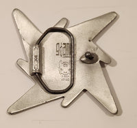 2004 Giant 4712G Metallica M Ninja Throwing Star Metal Belt Buckle