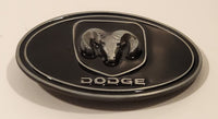 Dodge Ram Head Black Enamel Metal Belt Buckle