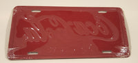 Rare Coca Cola My Choice Red Metal Vehicle License Plate New in Plastic