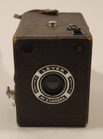 Vintage Levex No 2 Brown Box Camera 6x9cm Film Made in England