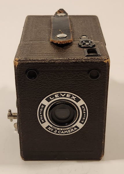 Vintage Levex No 2 Brown Box Camera 6x9cm Film Made in England