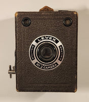 Vintage Levex No 2 Brown Box Camera 6x9cm Film Made in England