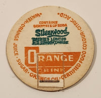 Vintage Silverwood Dairies Orange Drink Milk Bottle Cap