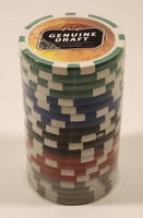 Pacific Genuine Draft 20 Token Poker Chips Set New in Plastic