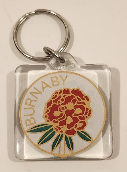 Burnaby Rhododendron Flower Acrylic Keychain