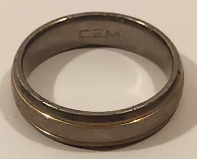 Vintage CEM Silver Plate Ring