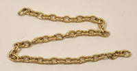 Vintage Style Thick Large Link Gold Tone Chain 24" Long