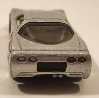 2001 Hot Wheels '97 Corvette Silver Die Cast Toy Car Vehicle