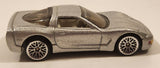 2001 Hot Wheels '97 Corvette Silver Die Cast Toy Car Vehicle