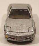 2001 Hot Wheels '97 Corvette Silver Die Cast Toy Car Vehicle