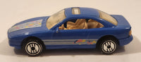 1991 Hot Wheels BMW 850i Blue Die Cast Toy Car Vehicle