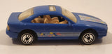 1991 Hot Wheels BMW 850i Blue Die Cast Toy Car Vehicle