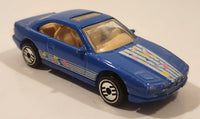 1991 Hot Wheels BMW 850i Blue Die Cast Toy Car Vehicle