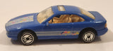 1991 Hot Wheels BMW 850i Blue Die Cast Toy Car Vehicle